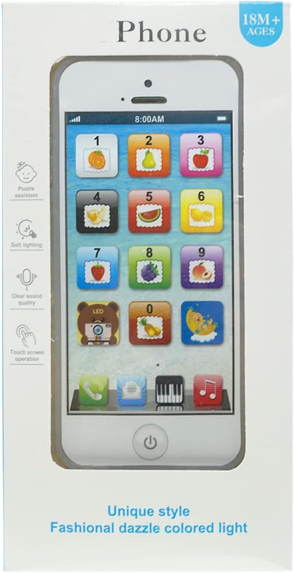Play to learn, touch screen with 8 functions and dazzling LED lights