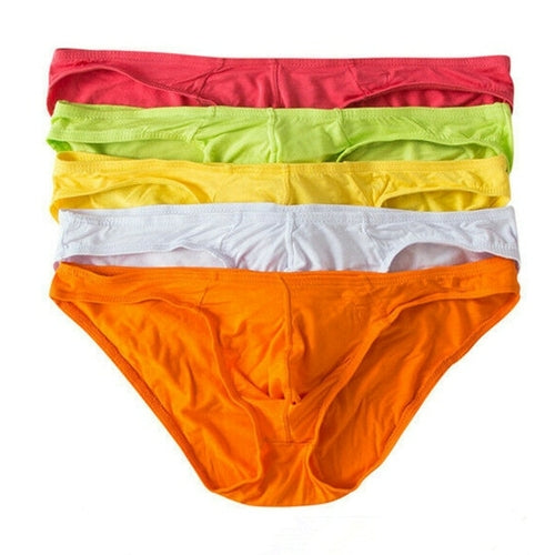 10PCS Sexy Underwear Men Briefs Low Rise Men Shorts Underpant Male