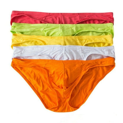 10PCS Sexy Underwear Men Briefs Low Rise Men Shorts Underpant Male