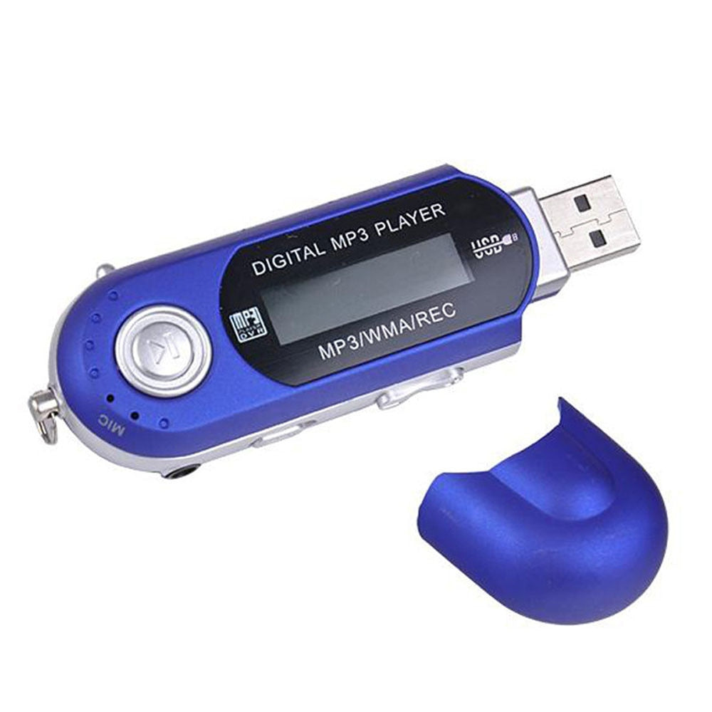 8GB large memory USB 2.0 flash drive LCD mini MP3 music player with FM