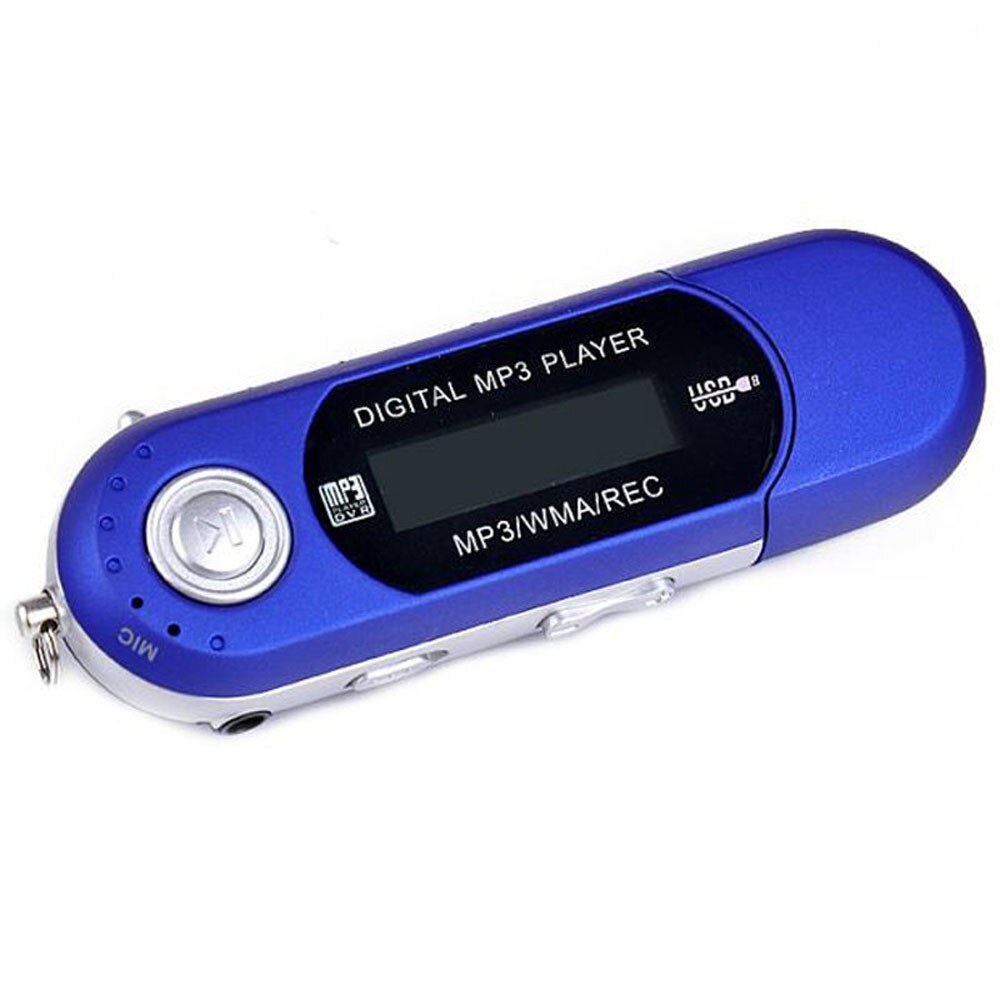 8GB large memory USB 2.0 flash drive LCD mini MP3 music player with FM