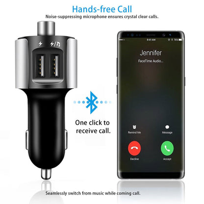 Car Bluetooth FM Transmitter Wireless Hands Free Kit MP3 Music Player