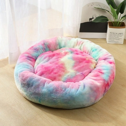 Cat Beds Round Comfy Calming Dog Bed For Cats Soothing Bed Dog Anti