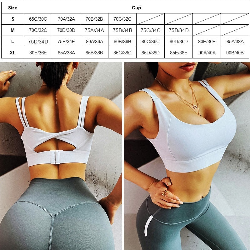 Sports Bras for Women Underwear Push Up Yoga Crop Top