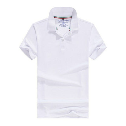 Summer Fashion Men Polo Shirt Solid Cotton Short Sleeve Tops For Man