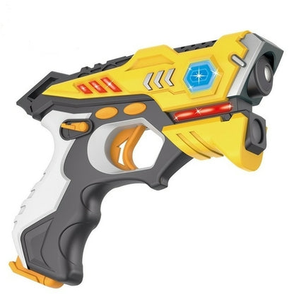 new infrared laser tag toy gun versus gunshot light indoor and outdoor